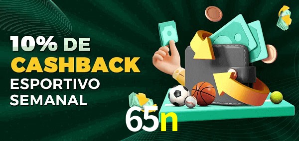 10% de bônus de cashback na 65n